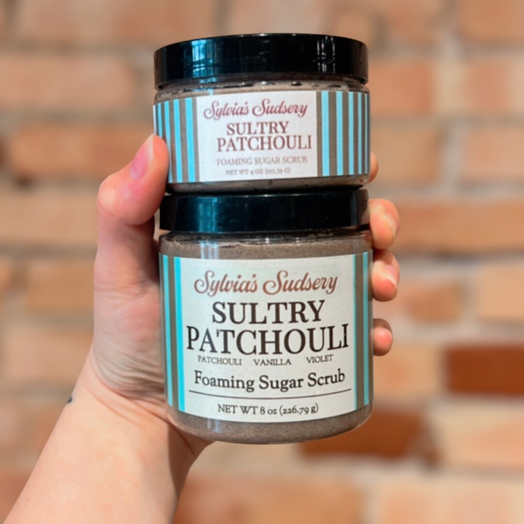 Sultry Patchouli Foaming Sugar Scrub