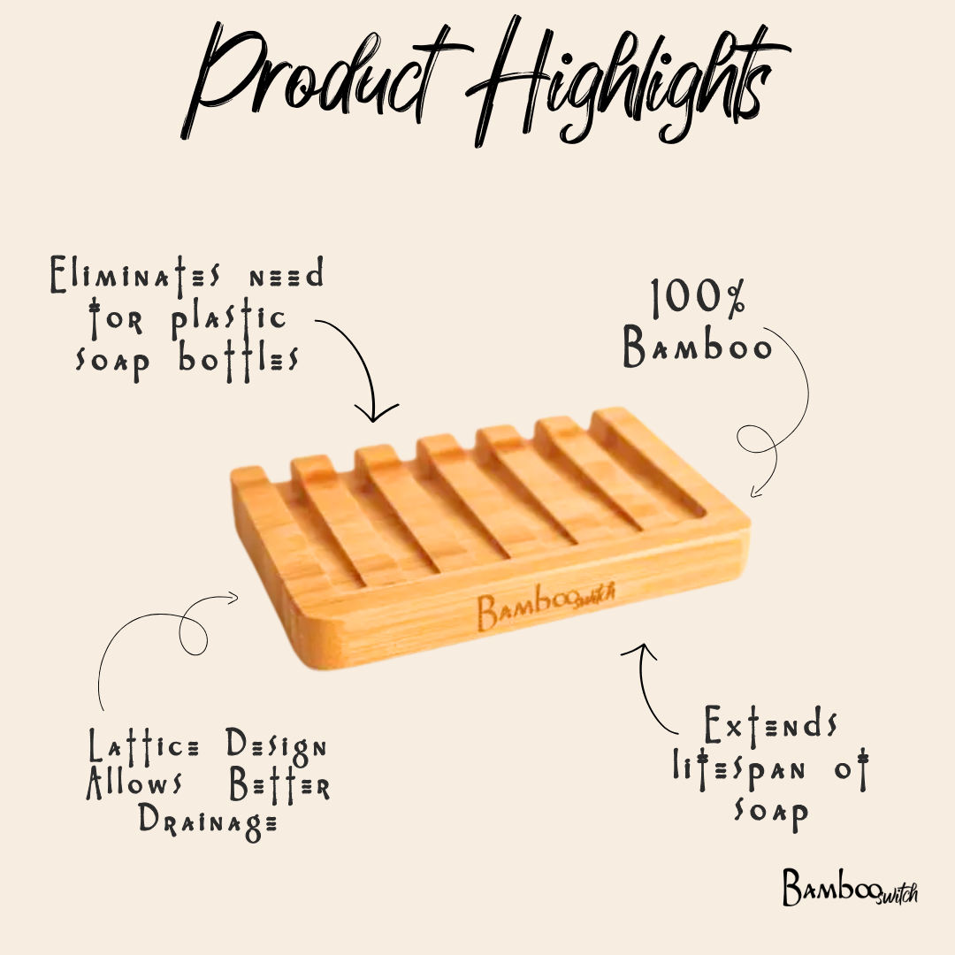 Bamboo Soap Lift | Slated | Bestseller | Stocking Stuffer