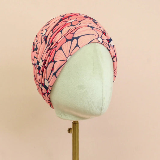 Retro Pink Flower Boho Buff