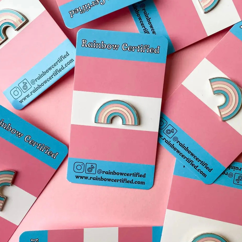 Transgender PRIDE Rainbow LGBTQ+ Enamel Pin