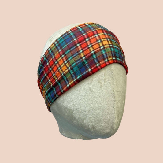 Bram Plaid Stretch Headband