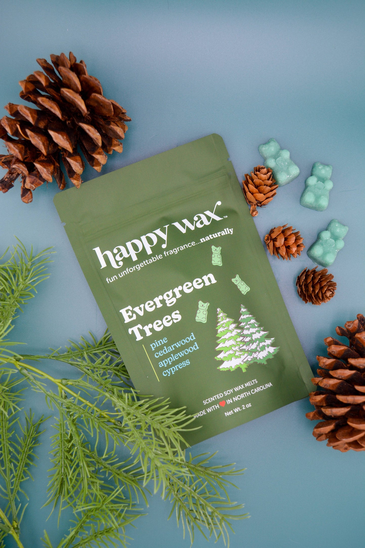 Evergreen Trees Wax Melts - Sample Pouch (2 oz)