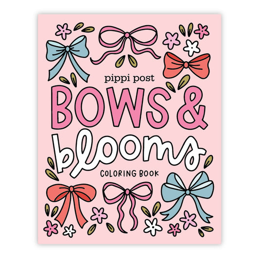 Bows & Blooms Coloring Book