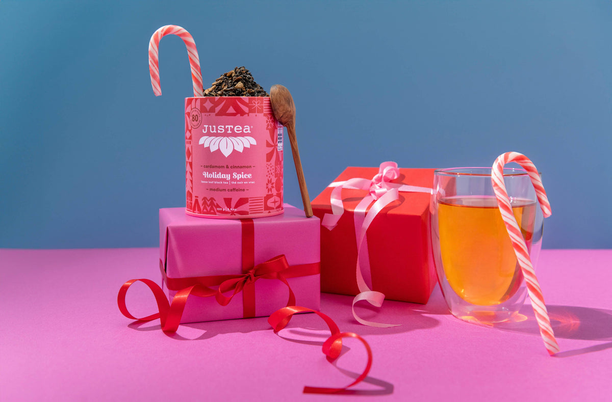Holiday Spice Tin & Spoon - Organic, Fair-Trade, Black Tea