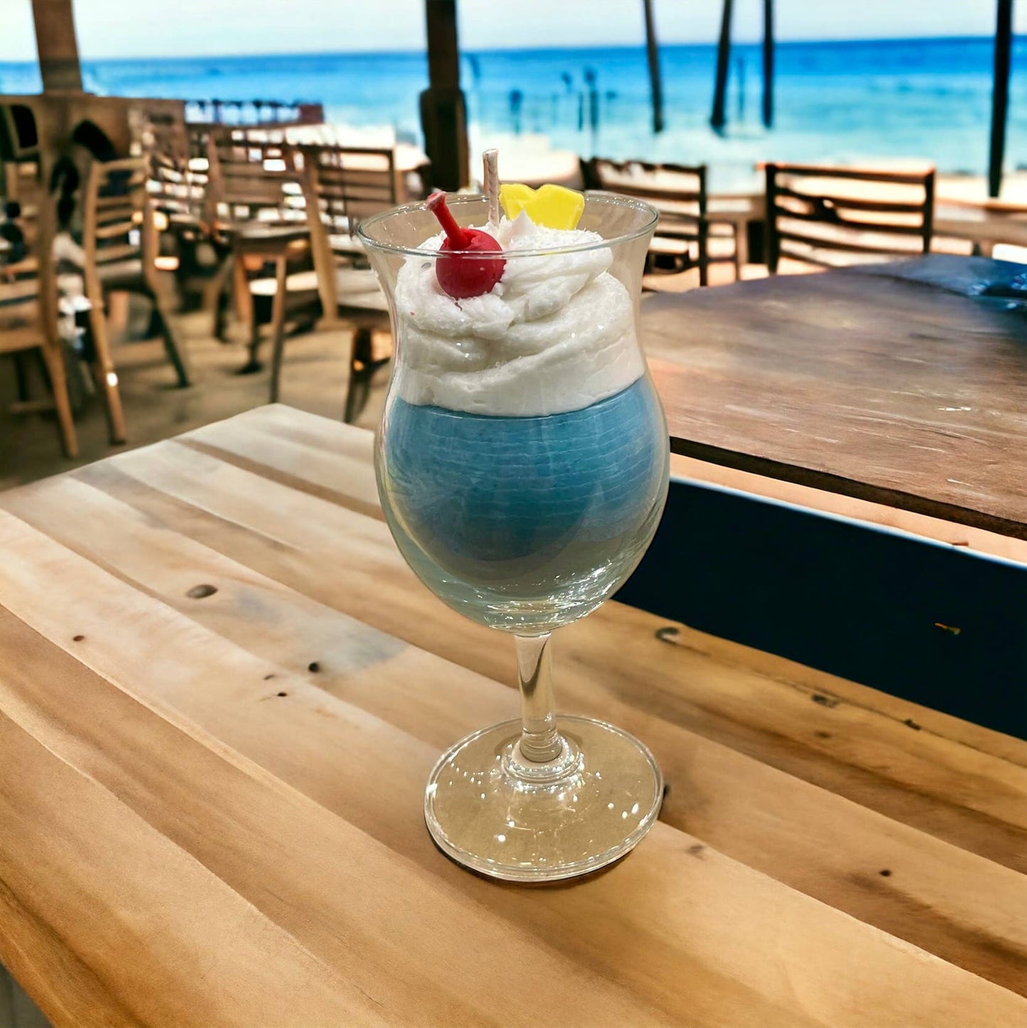 Blue Hawaiian Drink Candle