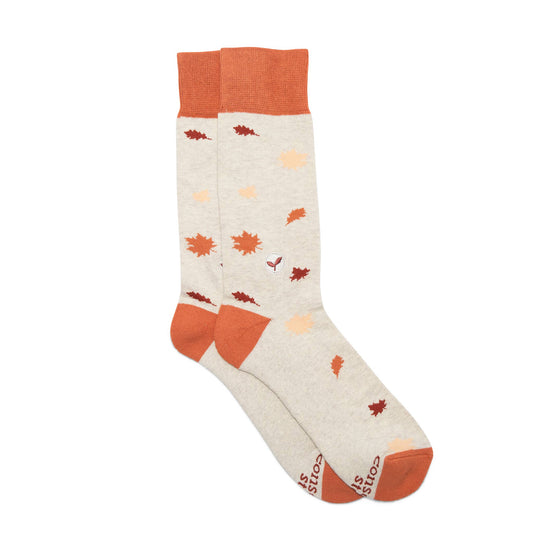 Socks that Plant Trees (Fall Leaves): Medium