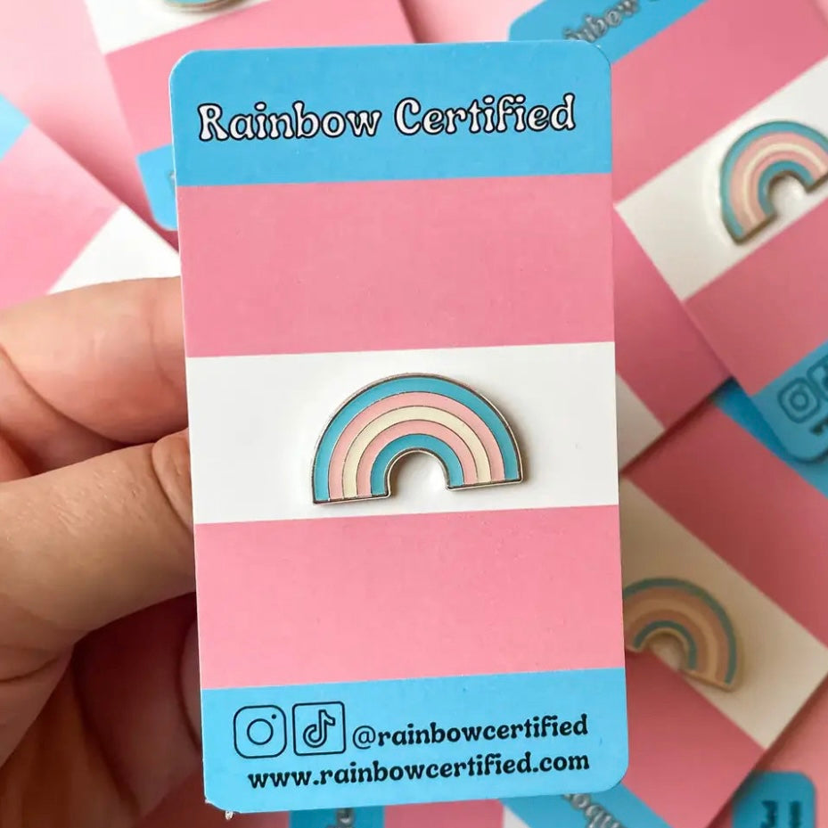 Transgender PRIDE Rainbow LGBTQ+ Enamel Pin