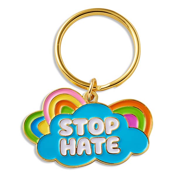 Stop Hate Keychain