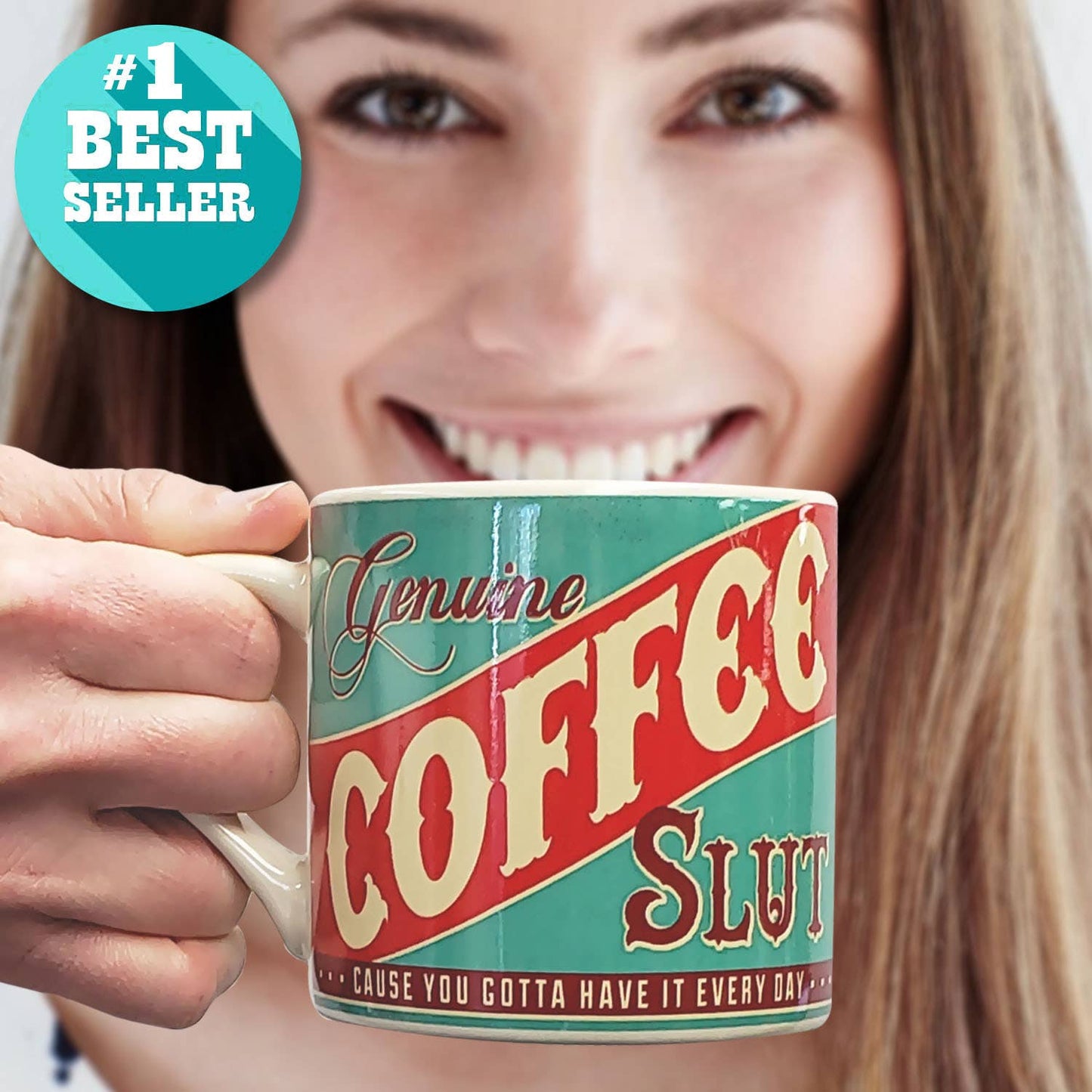 Porcelain Mug - Genuine Coffee Slut