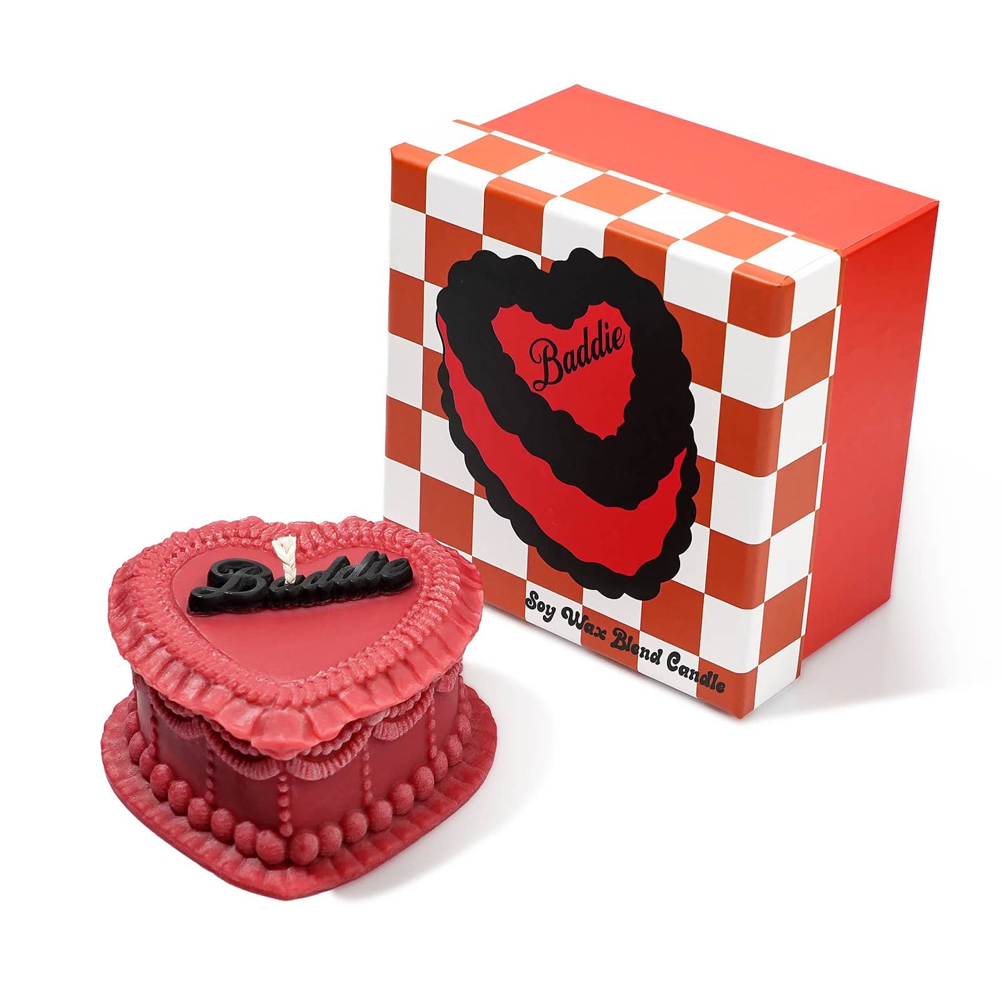 Baddie Candle (funny gift, bad bitch, kitsch, heart candles)