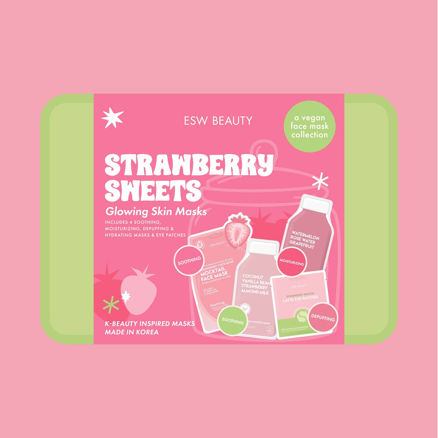 Strawberry Sweets Skincare Treats Set