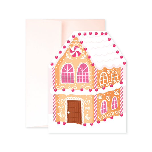 Gingerbread House Christmas Card