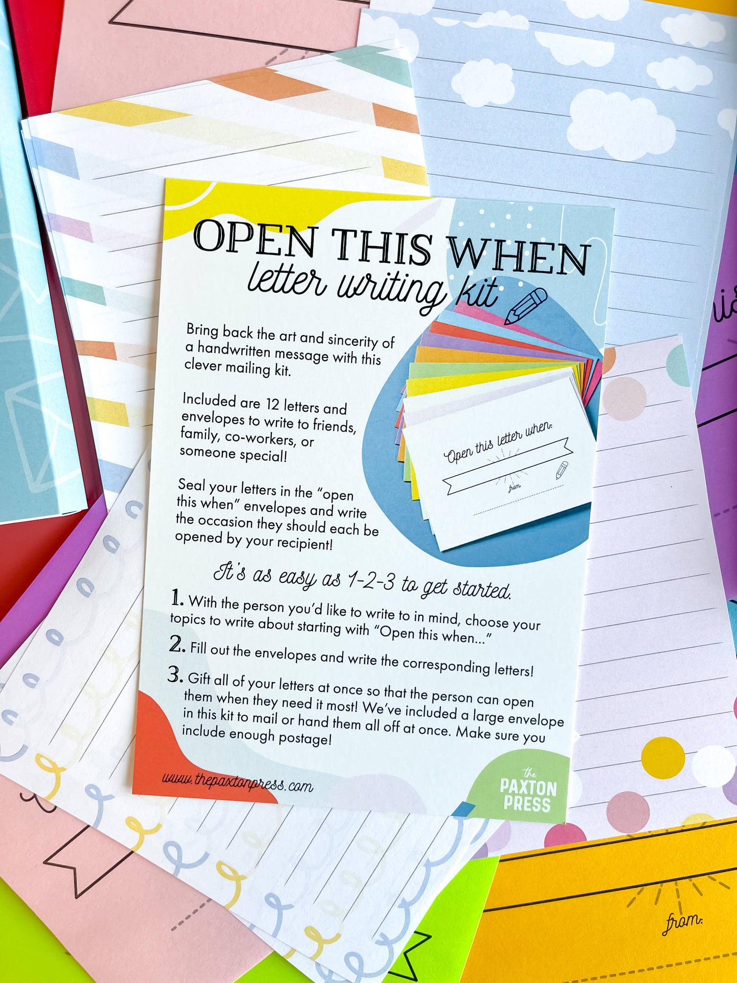 "Open This When" Letter Writing Kit *Now Plastic-Free*