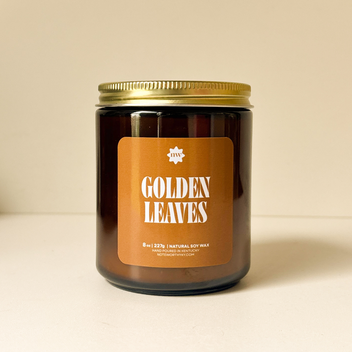 Fall Candle | Golden Leaves | 8oz