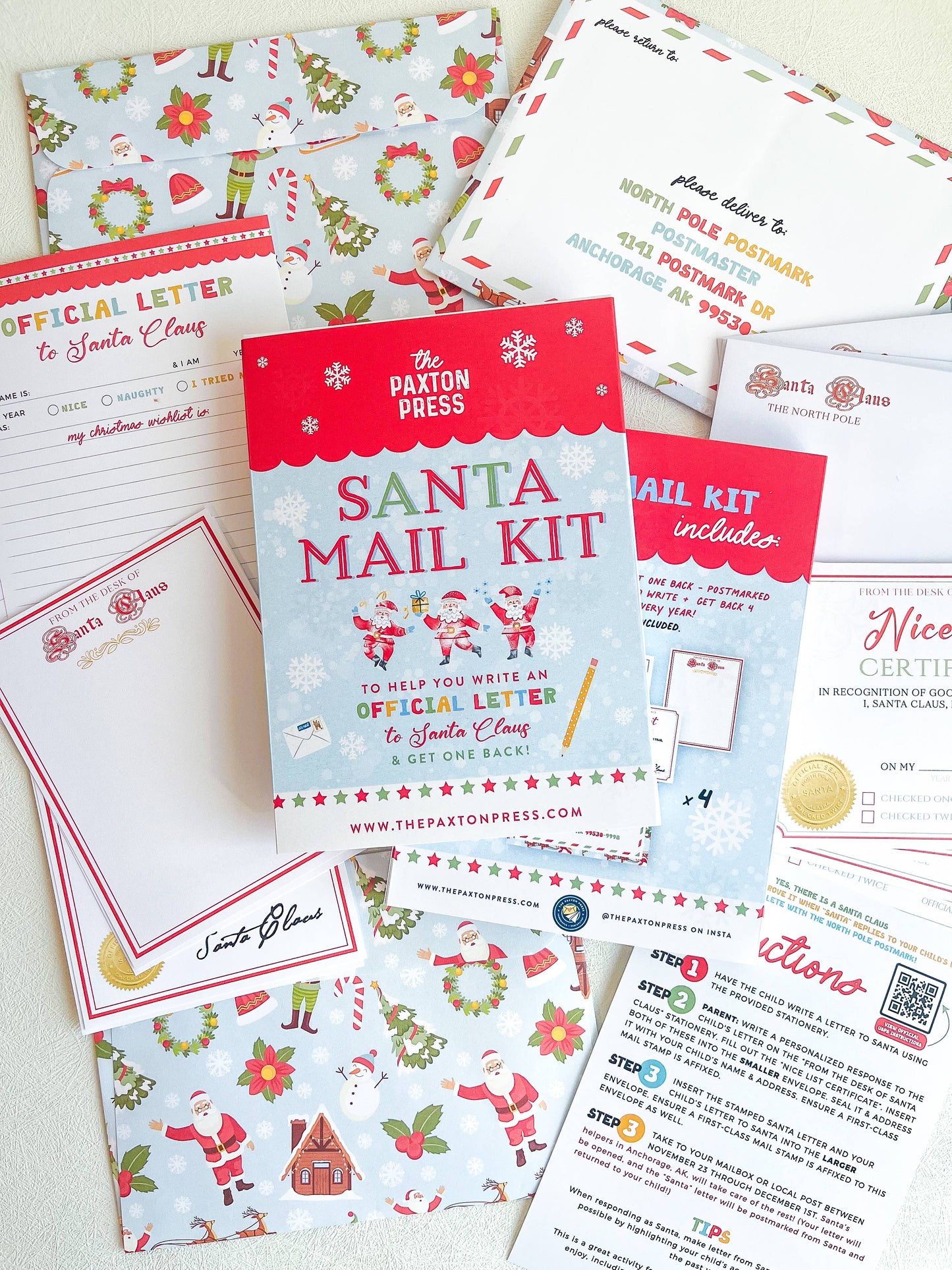 *2024 Re-Design* Santa Mail Kit - Letters to Santa