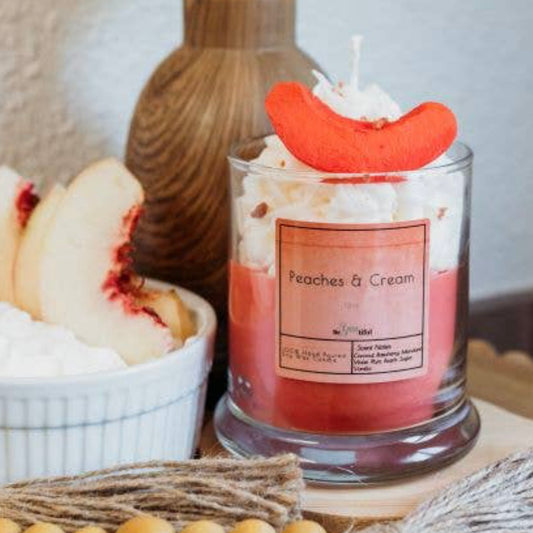 Peaches & Cream Dessert Candle