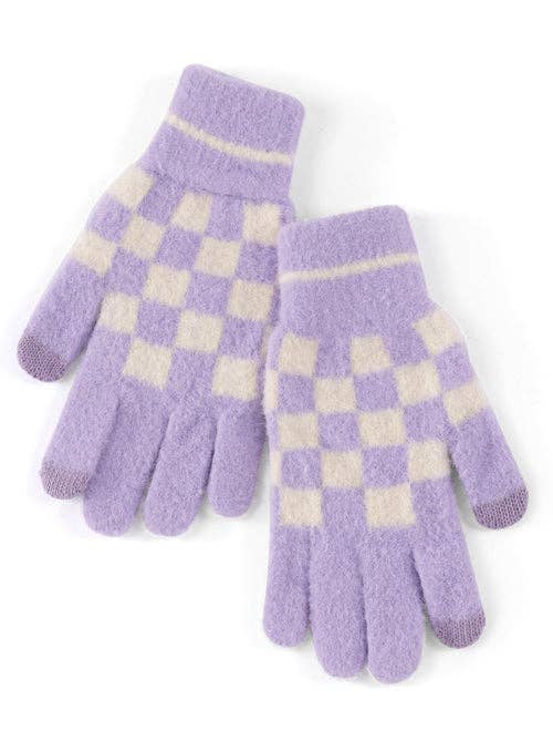 TANNER TOUCHSCREEN GLOVES: Lilac