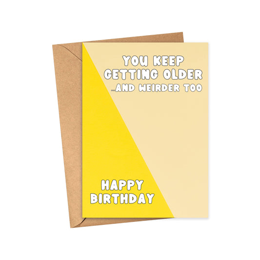 Weird Birthday Cards for Men Funny Birthday Greeting Cards