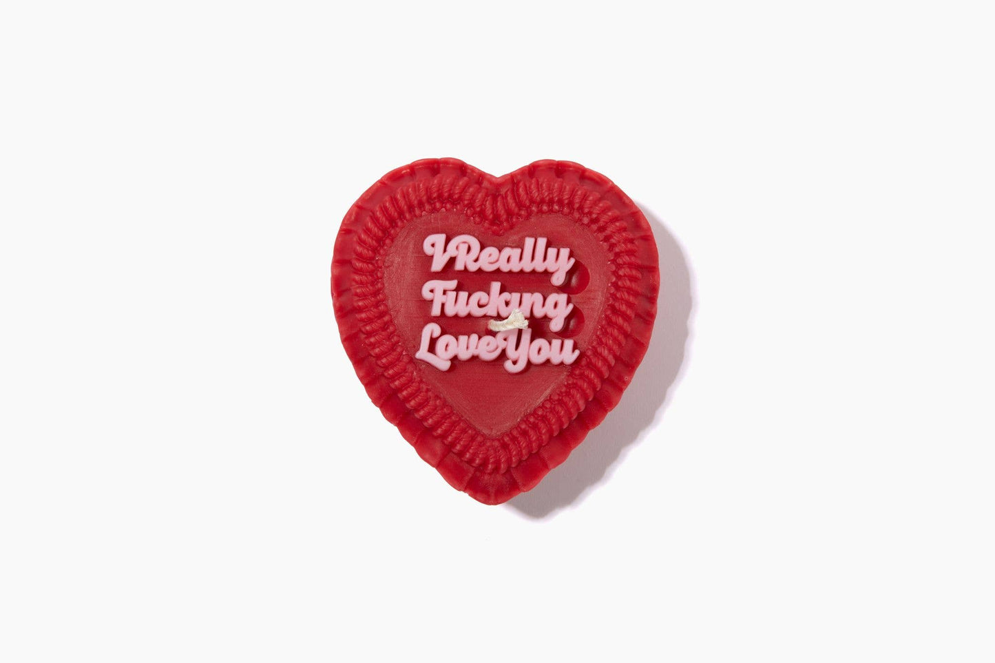 I Really Fucking Love You Heart Candle (Valentine's Day)