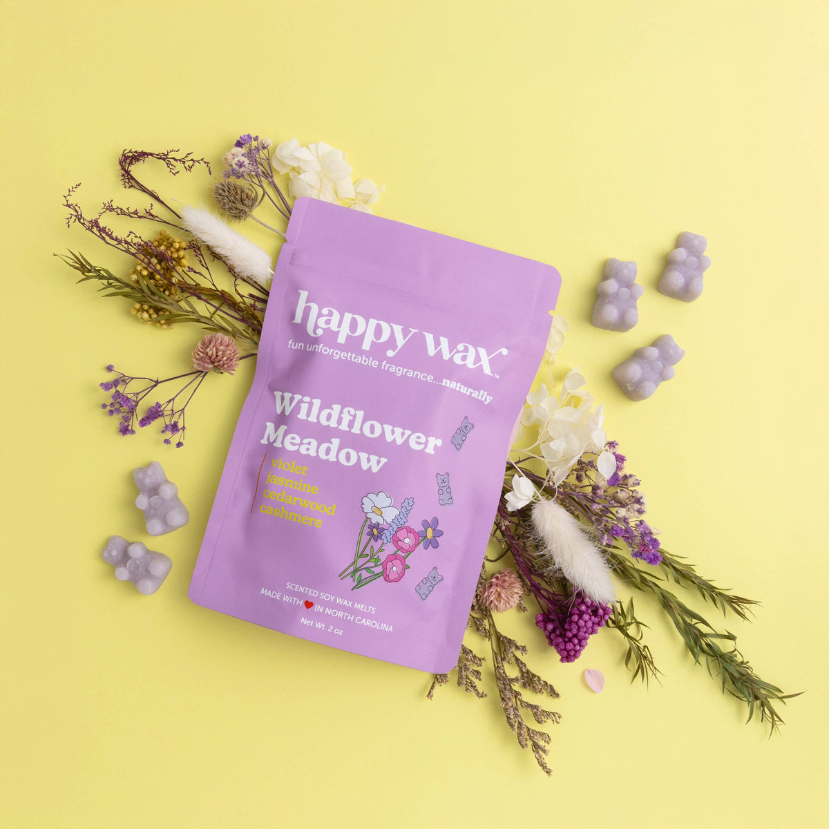 Wildflower Meadow Wax Melts - Sample Pouch (2 oz)