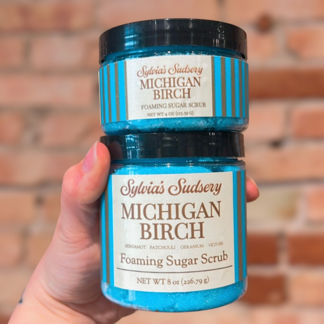 Michigan Birch Foaming Sugar Scrub