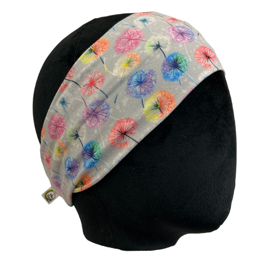 Neon Dandelions Stretch Headband