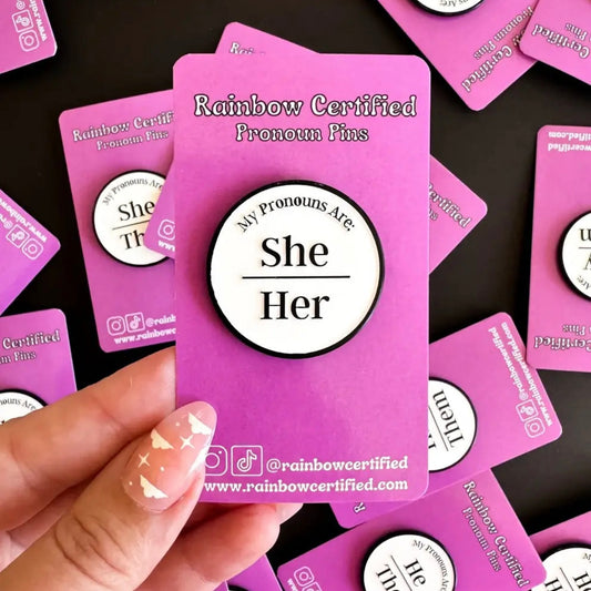 Pronoun Pins: She/ Her