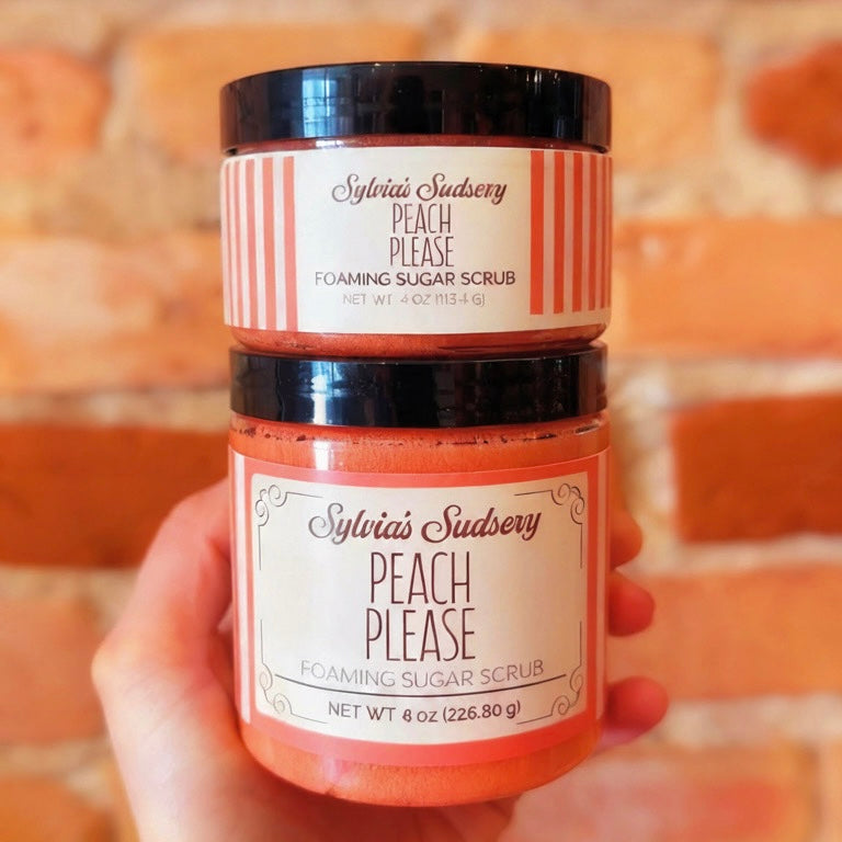 Peach Please Foaming Sugar Scrub