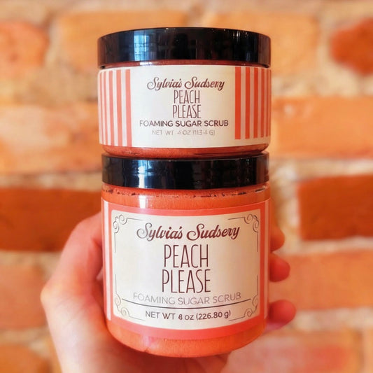 Peach Please Foaming Sugar Scrub