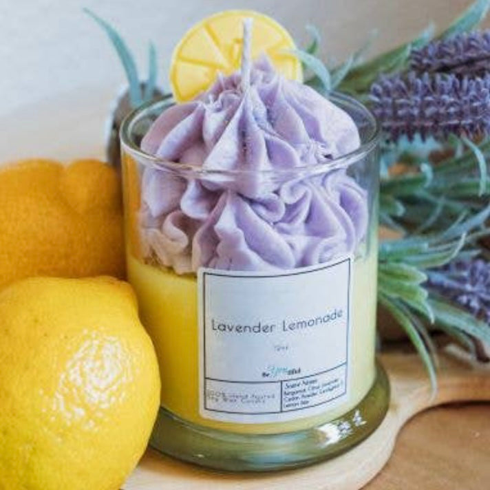 Lavender Lemonade Dessert Candle