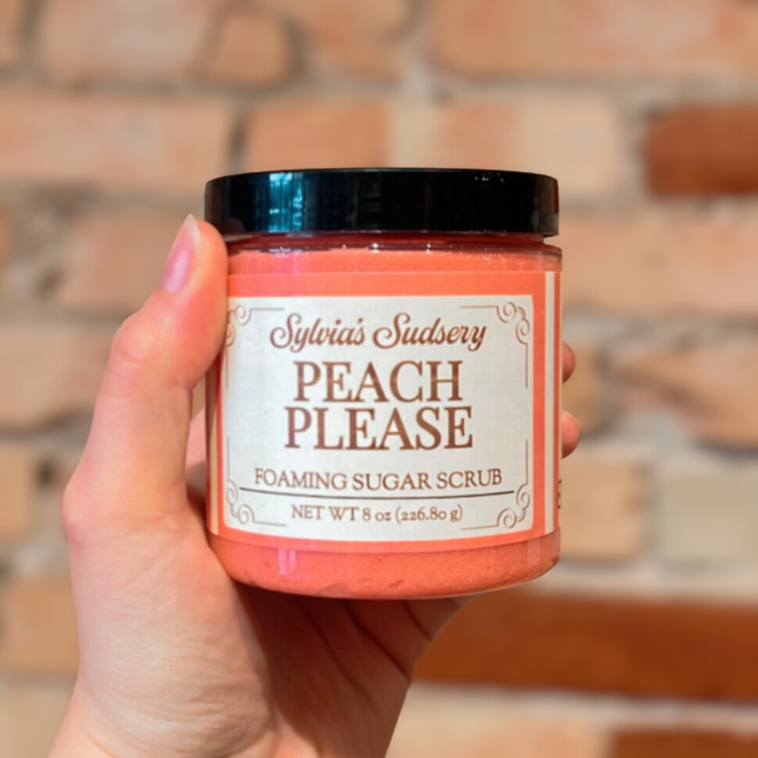 Peach Please Foaming Sugar Scrub