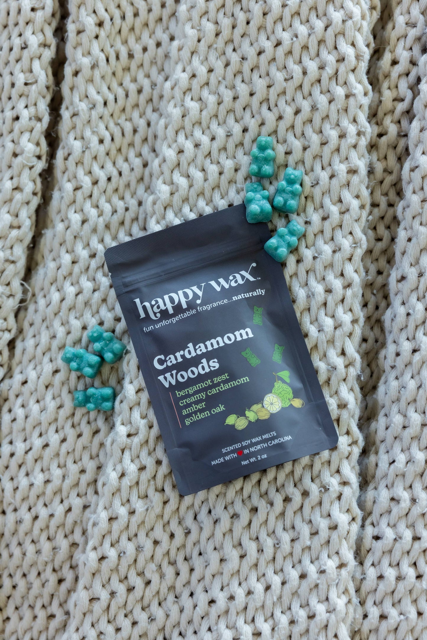 Cardamom Woods Wax Melts - Sample Pouch (2 oz)