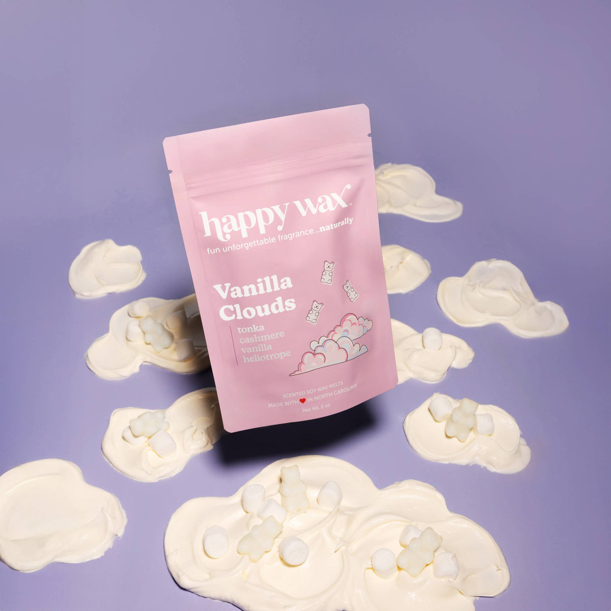 Vanilla Clouds Wax Melts - Sample Pouch (4 oz)