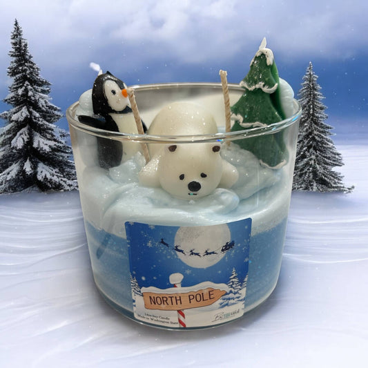 North Pole Dessert Candle