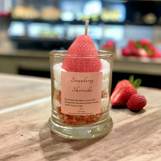 Strawberry Shortcake Dessert Candle