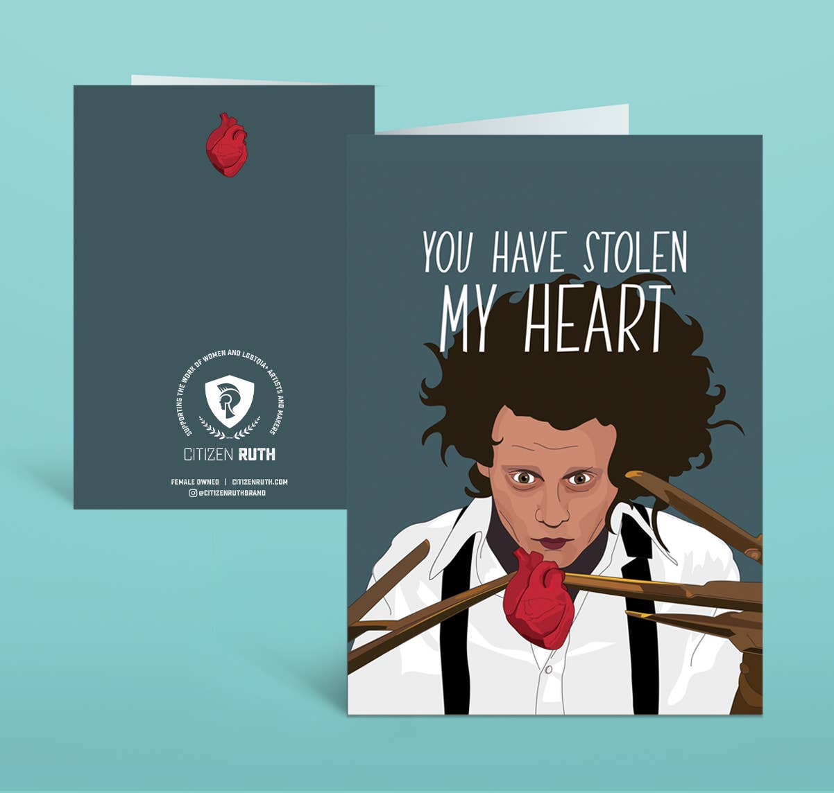 You Have Stole My Heart Card