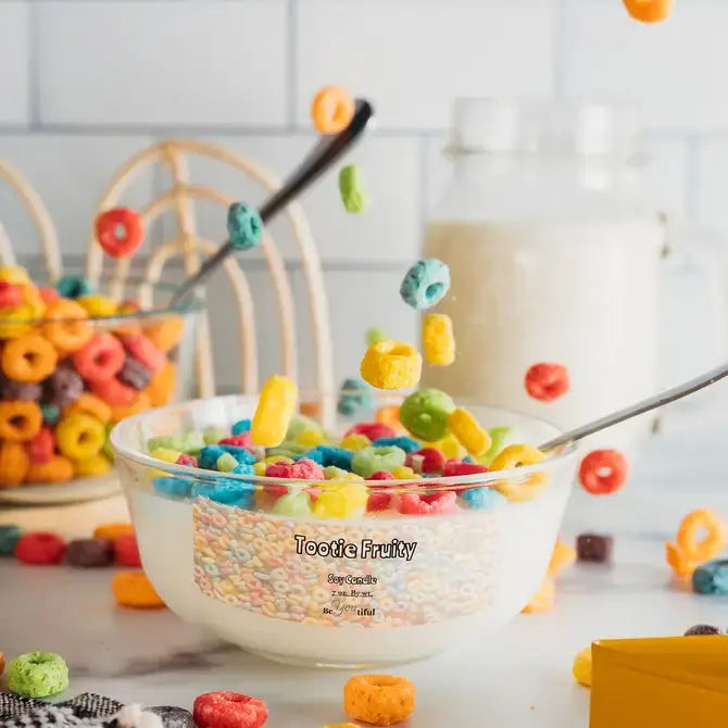 Tootie Fruity Cereal Candle