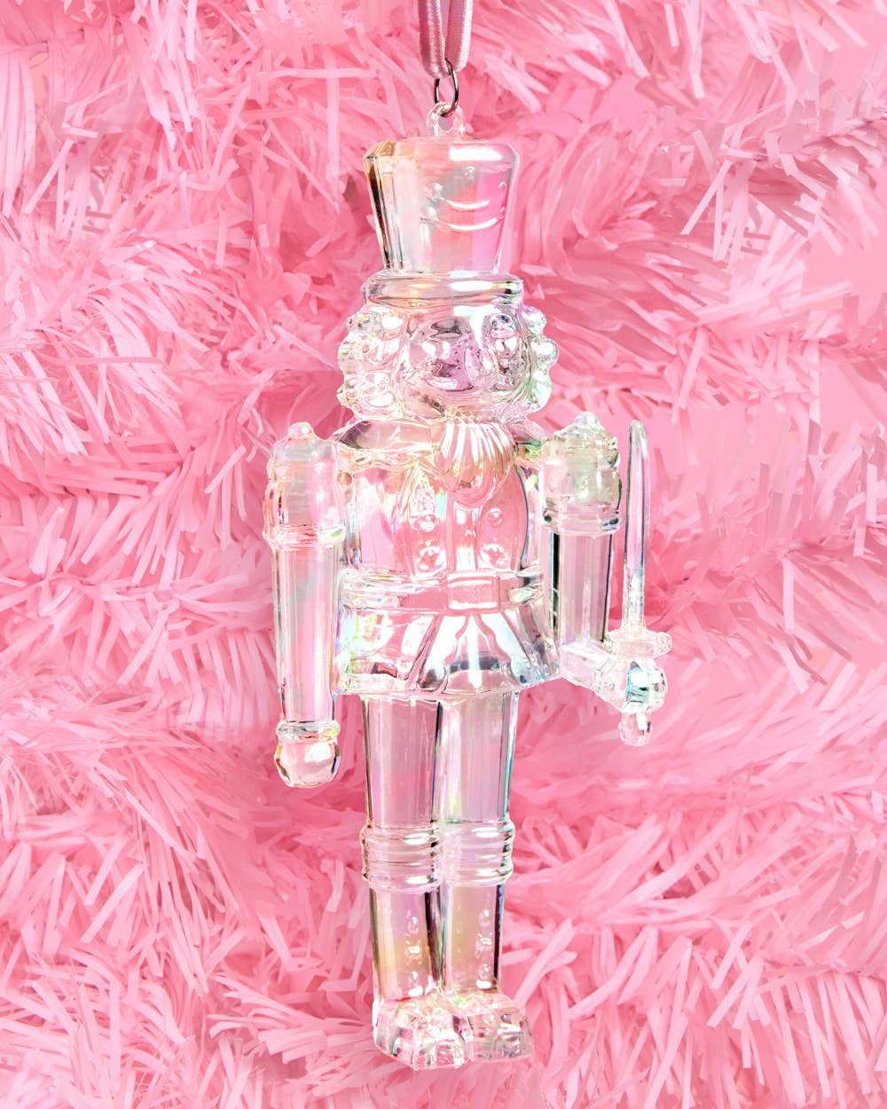 Nutcracker Ornament - iridescent ornament Christmas Holiday