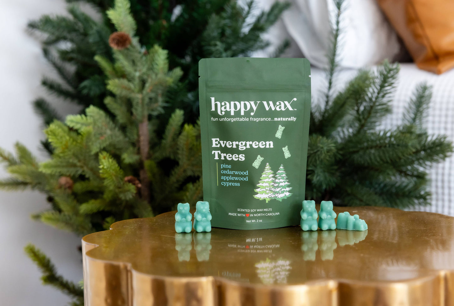 Evergreen Trees Wax Melts - Sample Pouch (2 oz)