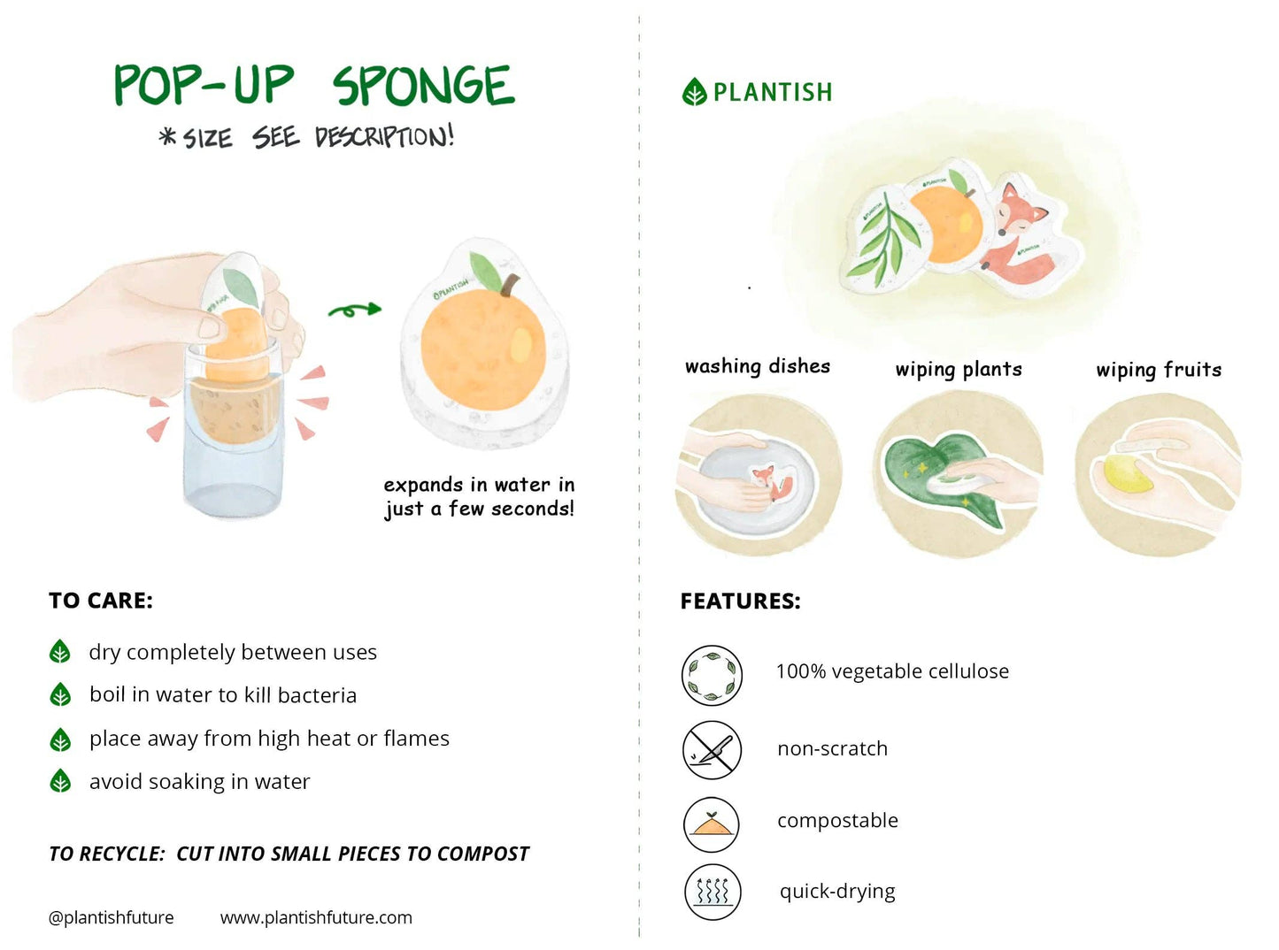 Yellow Duck - Pop up Sponge