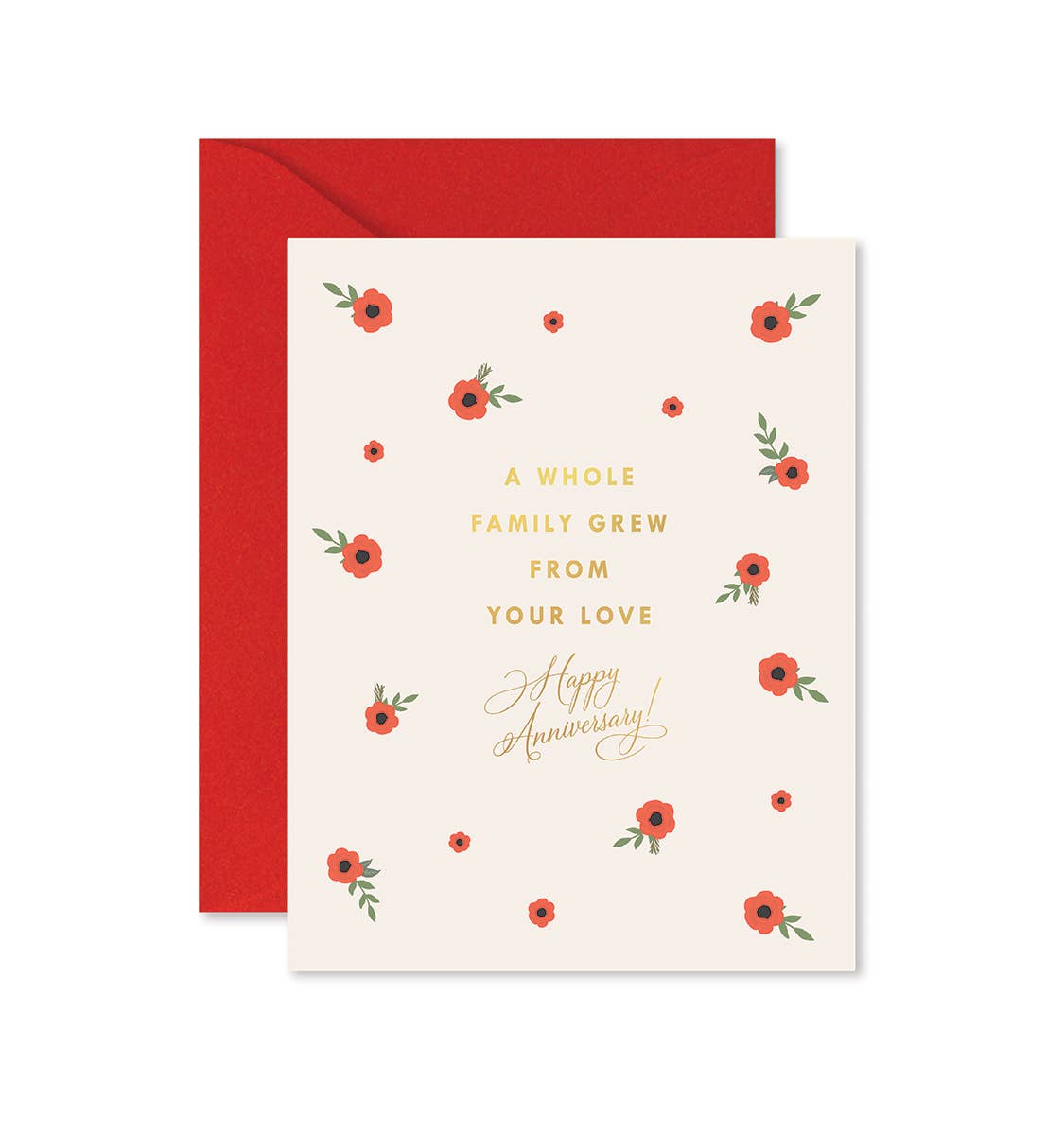 Family Grew Anniversary Greeting Card