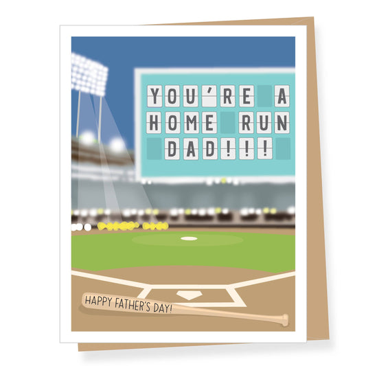 Home Run Dad, Father's Day Card