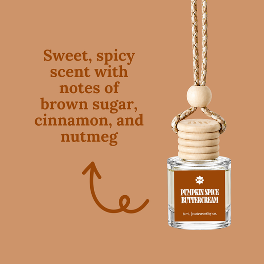 Car Diffusers | Fall Scents (NEW 2026): Pumpkin Spice Buttercream