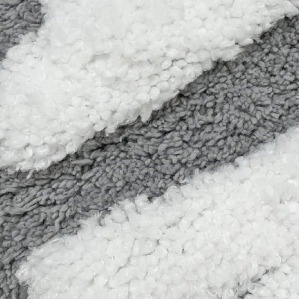 Get Naked Bath Mat - Non Slip Slogan Bathroom Rug: White/Black
