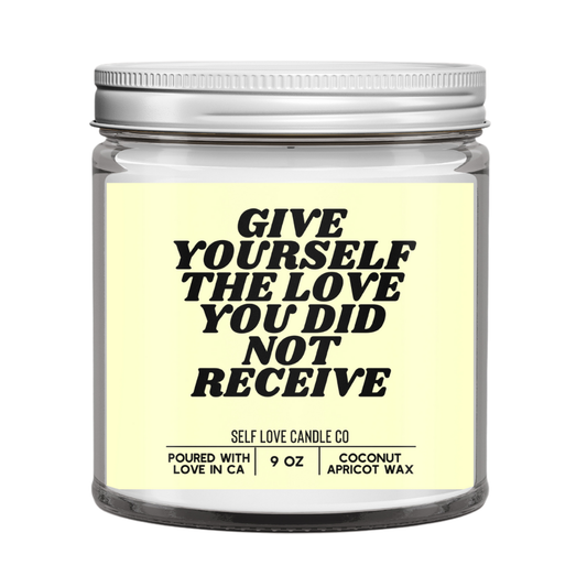 Give Yourself The Love - selflove candles 9oz