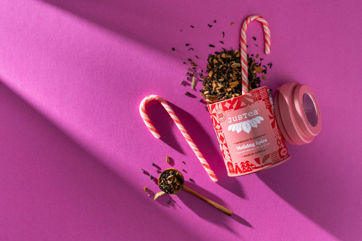 Holiday Spice Tin & Spoon - Organic, Fair-Trade, Black Tea