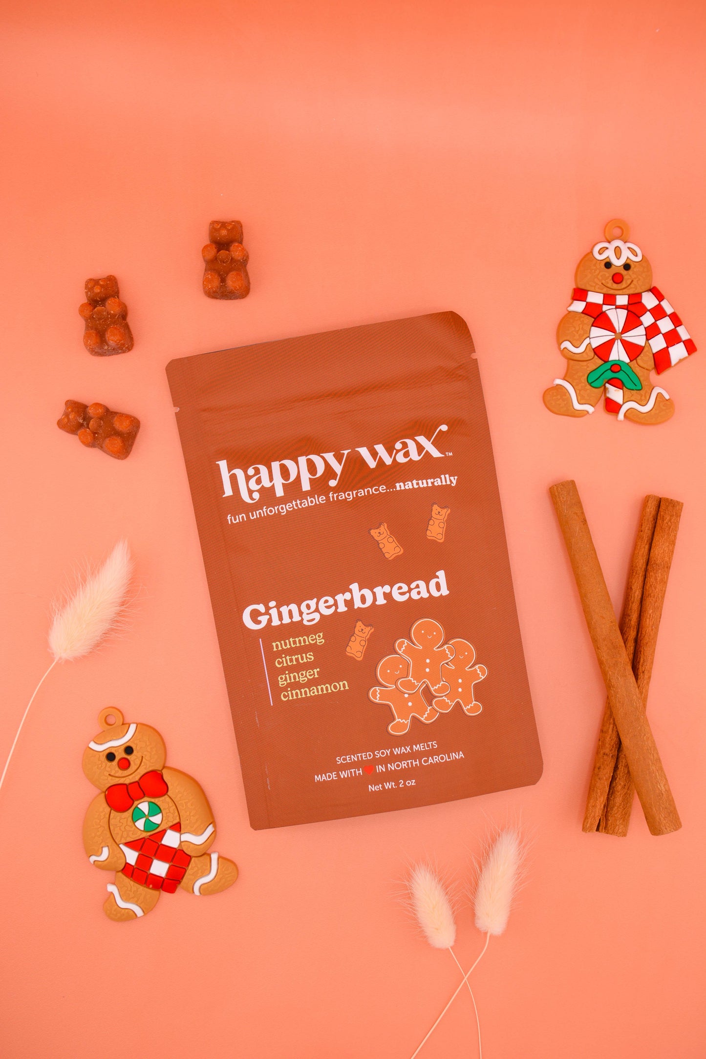 Gingerbread Wax Melts - Sample Pouch (2 oz)