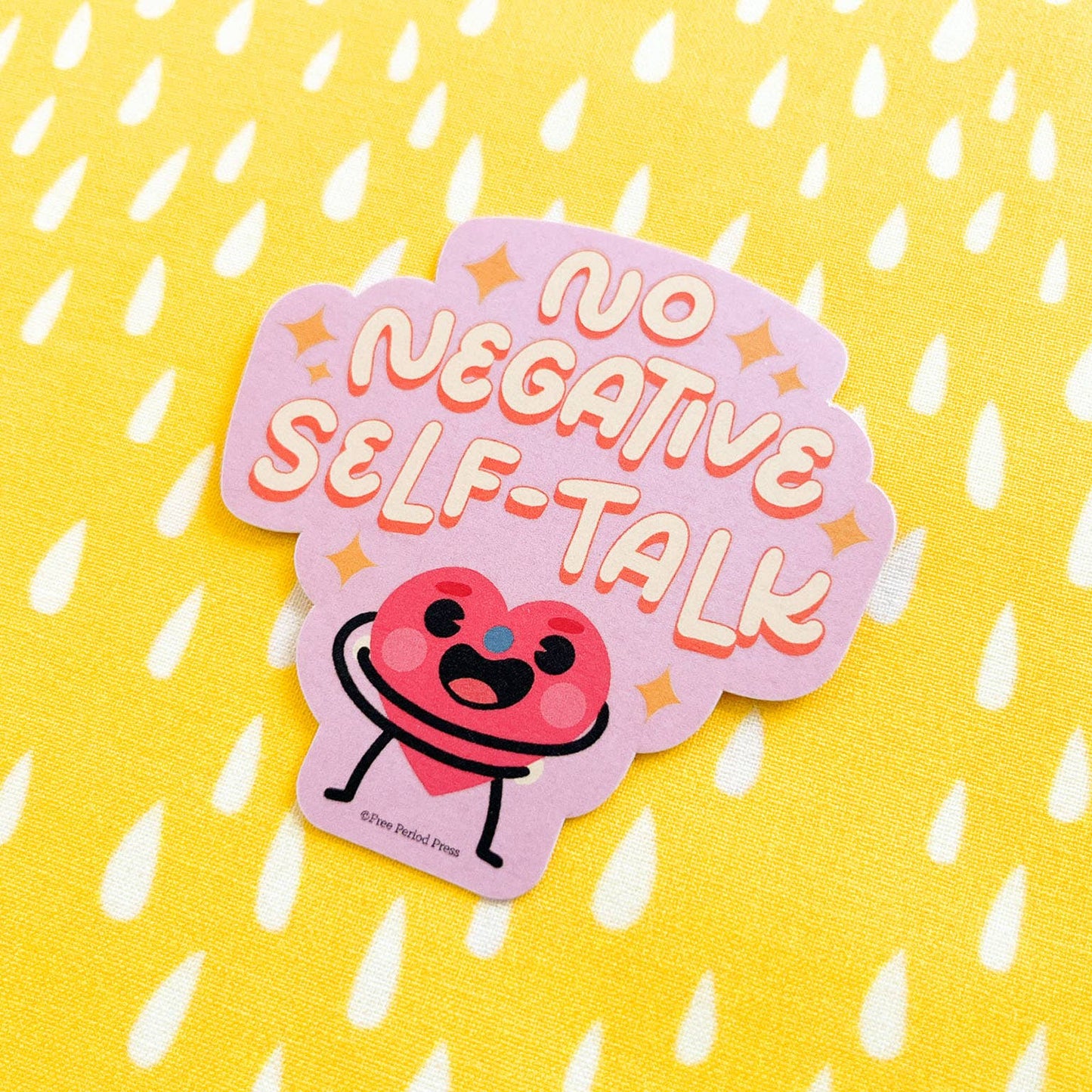 No Negative Self Talk Vinyl Decal Sticker