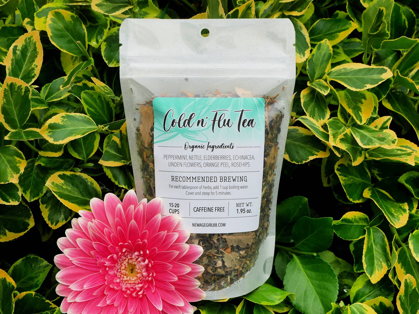 Cold and Flu Organic Herbal Loose Tea: 1.95 oz