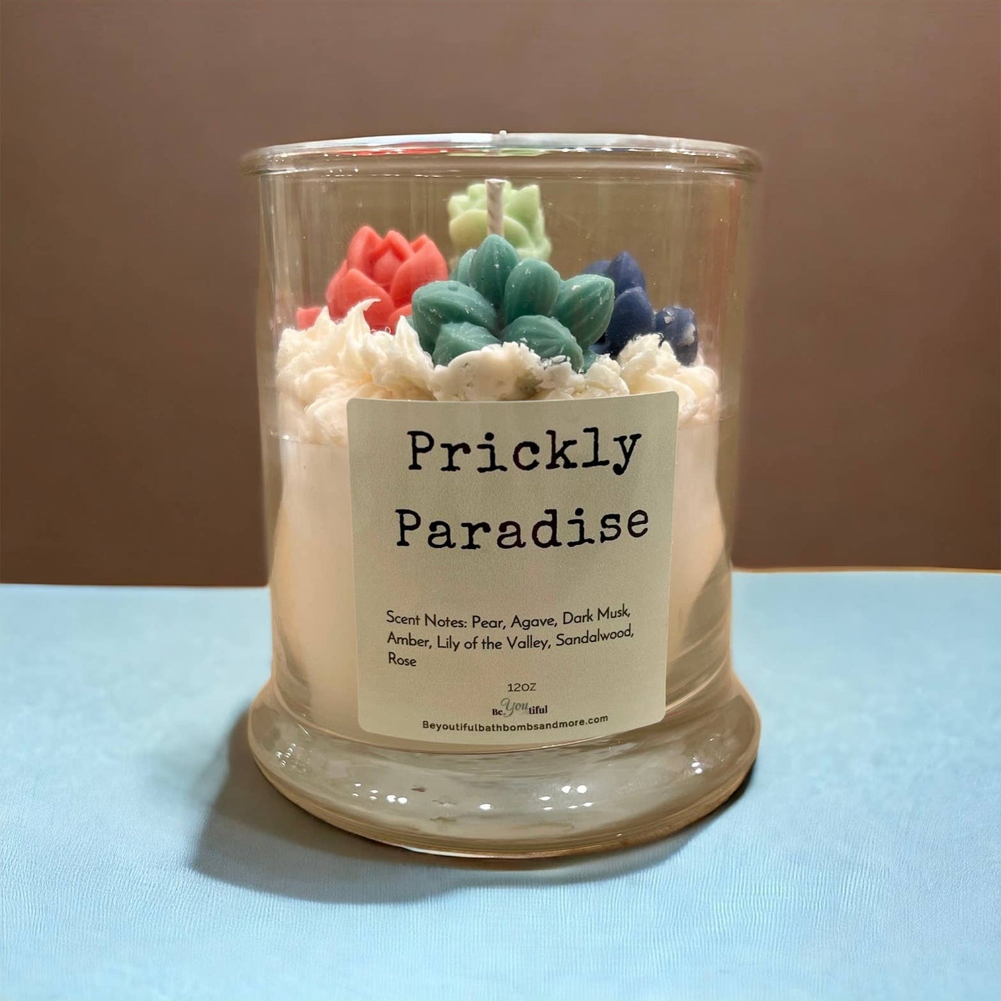 Prickly Paradise Dessert Candle